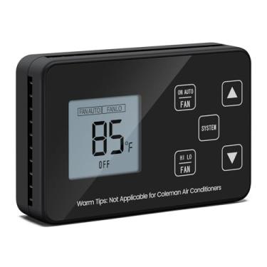Imagem de briidea Termostato Para Rv, Cool/Heat, Tela Lcd Digital Compatível Com Dometic 3106995.032, Não Aplicável Ar-Condicionado Coleman E Sistema De 3 Fios, 12 V Cc
