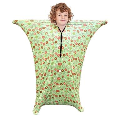 Imagem de Meias sensoriais elásticas, meias elásticas de corpo inteiro, meias de compressão elásticas para autismo, terapia calmante para crianças/adultos(Light Green,M/Medium)