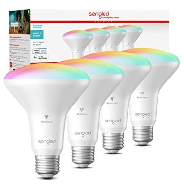 Imagem de Sengled Lâmpadas inteligentes, lâmpada de inundação BR30 Smart WiFi que funciona com Alexa Google, E26 Base, CRI>90, 650LM (equivalente a 65 W), lâmpadas de cor regulável, apenas 2,4 GHz, sem necessidade de hub, pacote com 4