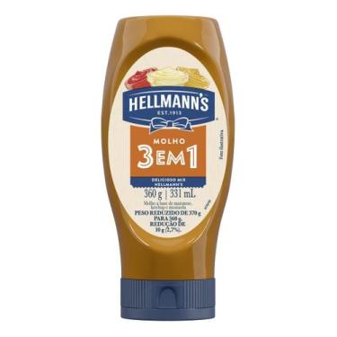 Imagem de Molho 3 Em 1 Mix Squeeze 360g Hellmann's