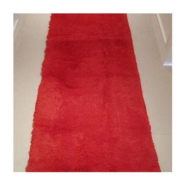Imagem de Passadeira Quarto Felpuda - Expresso Enxovais, Vermelho