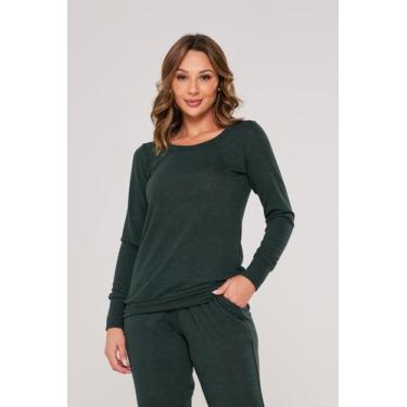 Imagem de Conjunto Feminino Lãzinha Comfy - Praqnome, Verde, M