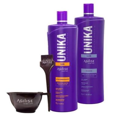 Imagem de Agilise Unika Ojon Progressiva 1L Shampoo Anti Residuo 1L KIT Profissi