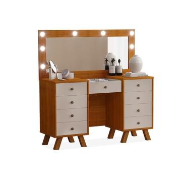 Imagem de Penteadeira Com 9 Gavetas Freijó Maní Ronda