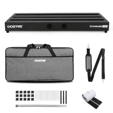 Imagem de Pedal de guitarra Ghost Fire Pedal Board liga de alumínio 1,9 kg efeito pedaleira 70 x 32,5 polegadas com bolsa de transporte, V-STANDARD 3.0