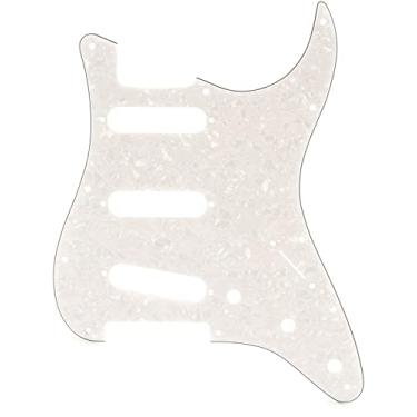 Imagem de Fender Escudo Pickguard moderno, Stratocaster, 11 furos - Moto branca