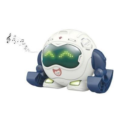 Imagem de Brinquedo Robô Com Sensor Interativo Gira 360 Graus Com Som E Luzes. -