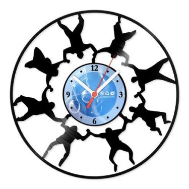 Imagem de Relógio De Parede Disco Vinil Esportes - Paraquedista - VES-097 - Mode