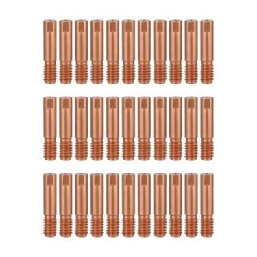 Imagem de 30 Pcs Bico Contato 0.8 X 25mm M6 140.0059 Tocha Mig Sem Gás - OMEGA
