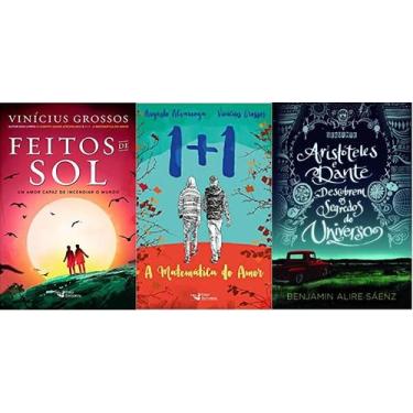 Imagem de KIT 3 LIVROS Feitos de Sol + 1 mais 1 A matemática do amor + Aristótel
