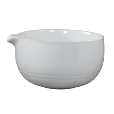 Imagem de Ｂｅｓｇａ Tigela de cerâmica para misturar Matcha Chawan, presente decorativo de inauguração de casa, xícara de chá tradicional, ferramenta para fazer chá para, Branco