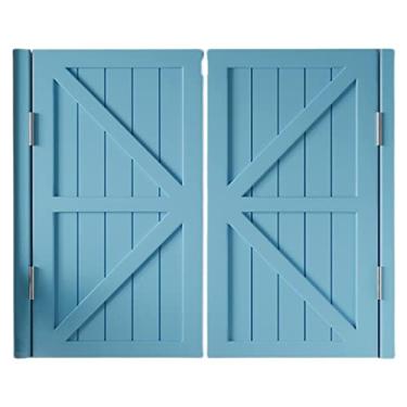 Imagem de Portas De Balanço, Portas De Salão, Porta De Balanço, Portas De Café De Balanço, Decoração De Casa Portas De Salão De Madeira Balançam Para Cozinha Loja Entrada, B, W90xH80cm(35.43x31.49in)