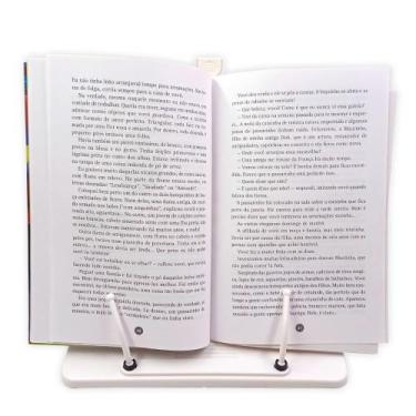 Imagem de Apoio Suporte para Livro Apostila Yes Plástico, Branco