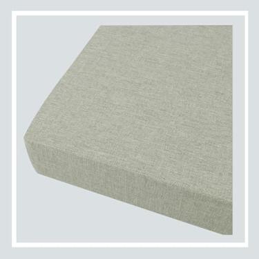 Imagem de Almofada de banco de 1 peça, almofadas impermeáveis para móveis de pátio, almofadas de cadeira de linho originais, almofada de assento antiderrapante para janela saliente, para sofá de varanda com