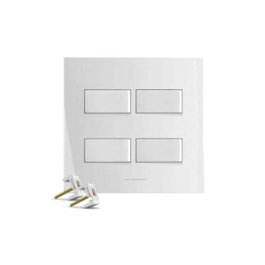 Imagem de Kit Conj 4x4 Quatro Interruptor Paralelo Br InovaPro Alumbra - legrand