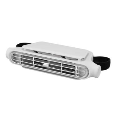 Imagem de Ymiko Ventilador de Assento de Carro, Sem Lâmina Ajustável USB Car -Preto Backseat Refrigere Backseat Backseat Back Sat Back Seat Fan de Refrigeração para o Banco Traseiro Traseiro (Branco)