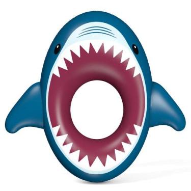 Imagem de Tubarão inflável Pool Float Jasonwell para crianças e adultos