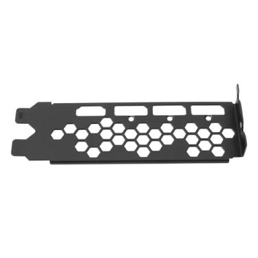 Imagem de SG Store 1 peça de placa traseira de placa traseira I/O IO placa de vídeo suporte externo compatível com EVGA RTX 3060ti 3070 3080 3090 FTW3 XC3 preto zinco