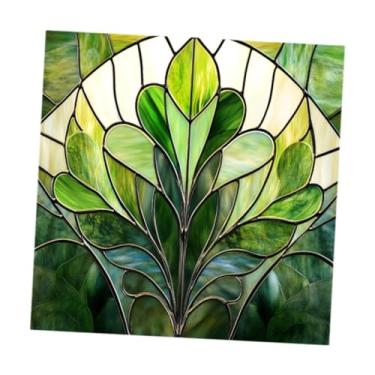 Imagem de Fancyes Adesivo de janela de PVC, adesivo de vidro colorido, decoração criativa para casa, de janela, papel de parede artístico para dormitório, cozinha e, Type D