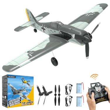 Imagem de RCkuler RC Planes for Adults, 4-CH FW190 Fighter RTF RC Airplane, Xpilot Stabilization System with 3 Flight Modes, One-Key Aerobatics Function, Suitable for Outdoors and Gifts