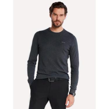 Imagem de Suéter Calvin Klein Jeans Masculino Tricot C-Neck Silk Blend Chumbo Mescla-Masculino