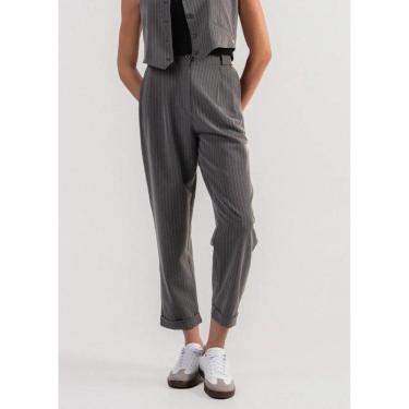 Imagem de CALÇA EM ALFAIATARIA RISCA DE GIZ BIAMAR-Feminino