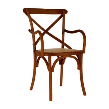 Imagem de Cadeira Katrina Com Braços - Cor Bétula Escurecida - shopshop