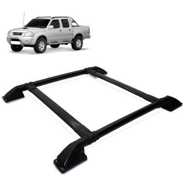 Imagem de Rack de Teto Bagageiro Frontier 2003 a 2007 Tubolar Preto