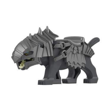 Imagem de Cavalo de Guerra Medieval com Armadura - Blocos de Construção e Mini F