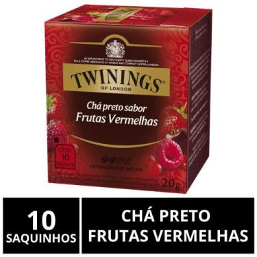 Imagem de Chá Twinings, Caixa 10 Sachês, Chá Preto Frutas Vermelhas