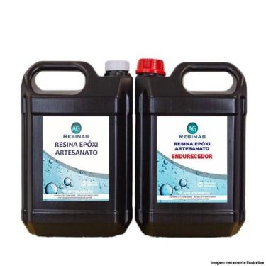 Imagem de Resina AG Para Artesanato com 3kg. - RESINAS AG