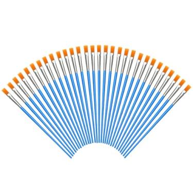 Imagem de Conjunto de pincéis de tinta, vários tamanhos, pincéis de cabelo de nylon para modelagem, arte, acrílico, aquarela, pintura a óleo e guache, pintura rupestre, arte de unhas de rosto corporal, desenho