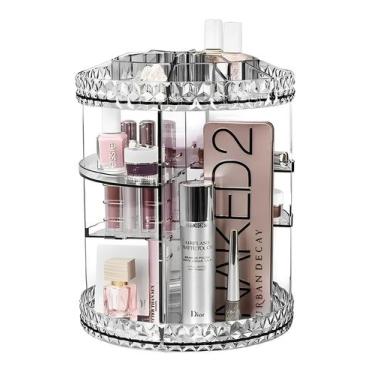 Imagem de Suporte Organizador Cosméticos Maquiagem Perfume giratório  360 - ZEM