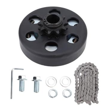Imagem de aqxreight Vai Kart Embreagem Kit 10 Dentes 3/4 de Polegada Diâmetro Interno Mini Motocicleta Embreagem Com 420 Cadeia Substituição para GC160 GC190 GX120 GX140