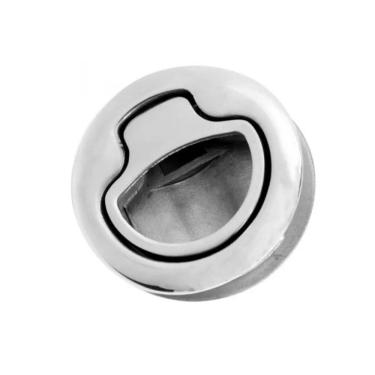 Imagem de Puxador Redondo Em Aço Inox Com Trava