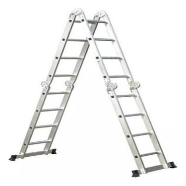 Imagem de Escada De Alumínio 4x4 16 Degraus 4,32mts + Handy Box