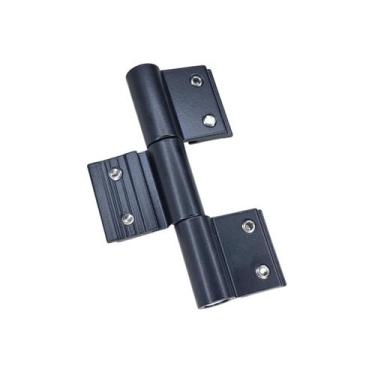 Imagem de Dobradiça Para Portas De Giro 3 Abas Dob689 Preto 3 Peças - UDINESE
