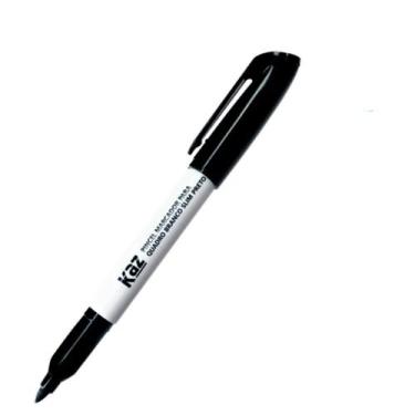 Imagem de Pincel marcador p.quadro bco. preto slim - kaz