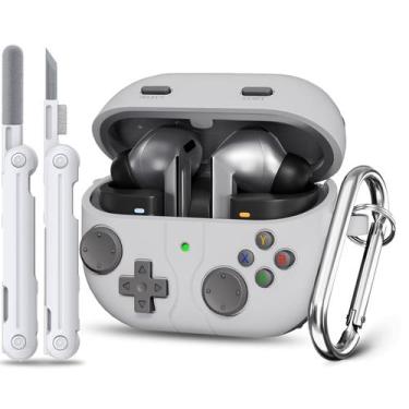 Imagem de Capa para Samsung Galaxy Buds 3 e Galaxy Buds 3 Pro - cinza rocha - Wo