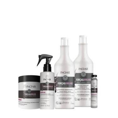 Imagem de Inoar Kit Força e Brilho 5 Produtos
