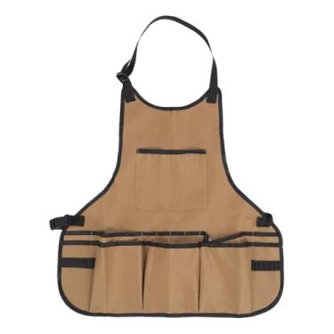 Imagem de RiToEasysports Avental do Jardim, Lona Durável de Vários Bolsos de Ferramenta de Trabalho de Jardinagem para Jardinagem para Jardineiros de Marceneiros