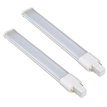 Imagem de ULIKELED Pacote com 2 lâmpadas LED horizontal PL 7W 2 pinos GX23 branco quente, equivalente a 13W CFL, PLS-13W lâmpada LED de substituição Plug & Play (branco quente 3000K)