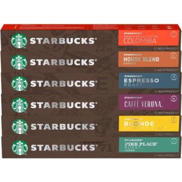 Imagem de Kit Cápsulas de Cafés Mistos Starbucks by Nespresso, 60 cápsulas