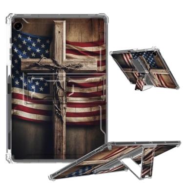 Imagem de Capa transparente para Samsung Galaxy Tab A9 Plus 27.7 cm 2023 capa de TPU macio com suporte dobrável e suporte para lápis, capa à prova de choque para Galaxy Tab A9+ SM-X210/X216/X218, cruz de