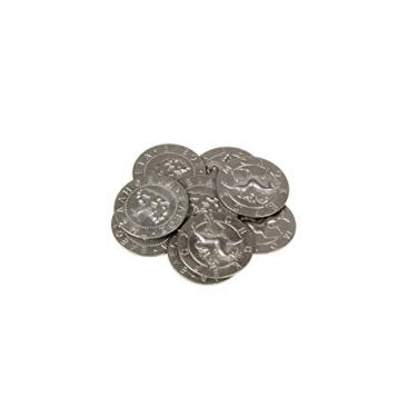 Imagem de The Broken Token Prop Coins - 30mm Silver Mythological Creatures Themed Replica Coins Pack of 9, Fantasy and Novelty Coins