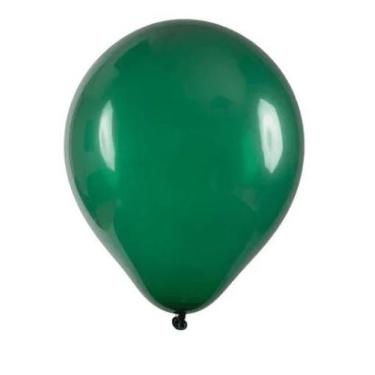 Imagem de BALÃO REDONDO LISO- ART-LATEX Nº 09-  VERDE MUSGO - Pacote com 50 unid