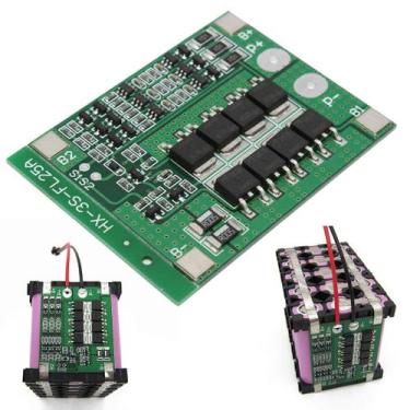 Imagem de Placa de proteção de bateria 18650 Li-ion 11.1V 12.6V 25A 3S - daier