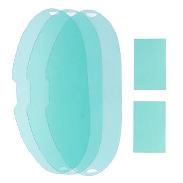 Imagem de Lente de Substituição de Soldagem Pc Esmagada, 5 Peças, Resistente e, Lente de Substituição de Tela de Visualização Grande para Soldador