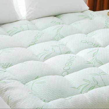 Imagem de Topper de colchão ZTVZTV Extra Thick Queen Size impermeável