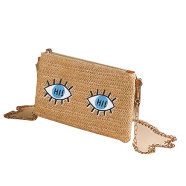 Imagem de Farm4Far Bolsa tiracolo de ombro pequena Eyes Straw